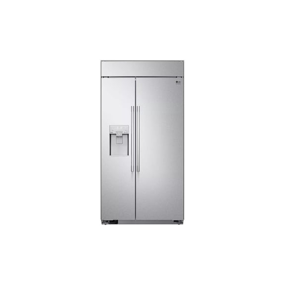 SRSXB2622S 26.5 cu.ft. Cabinet Depth 42" Built-in Side by Side Refrigeration, Linear compressor, Surrounding LED, Sliding baskets, Pull-out drawers, SpacePlus in-door ice, Stainless Steel Dispensar