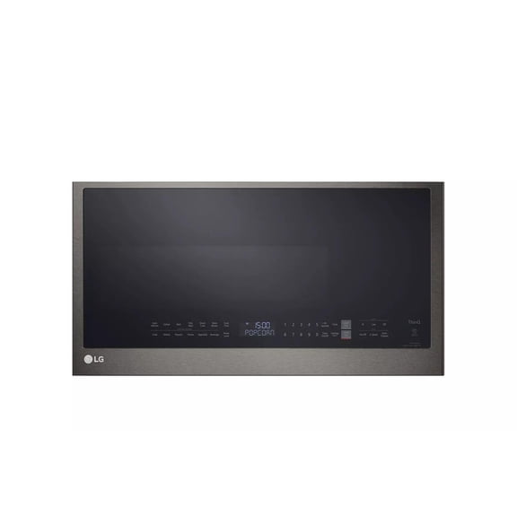 LG Smart Microwave Oven, MVEL2033D, 2.0 cu ft, Over-the-Range, 30 in, Black Stainless Steel Finish