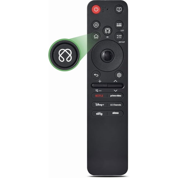 for LG Smart TV Remote,Replacement Magic Voice and Pointer Remote Control 2019 to 2025 WebOS TV,Compatible AN-MR25GA/MR24GA/MR23GA,AN-MR22GA/22GN/MR21GA,for UHD OLED QNED NanoCell 4K 8K