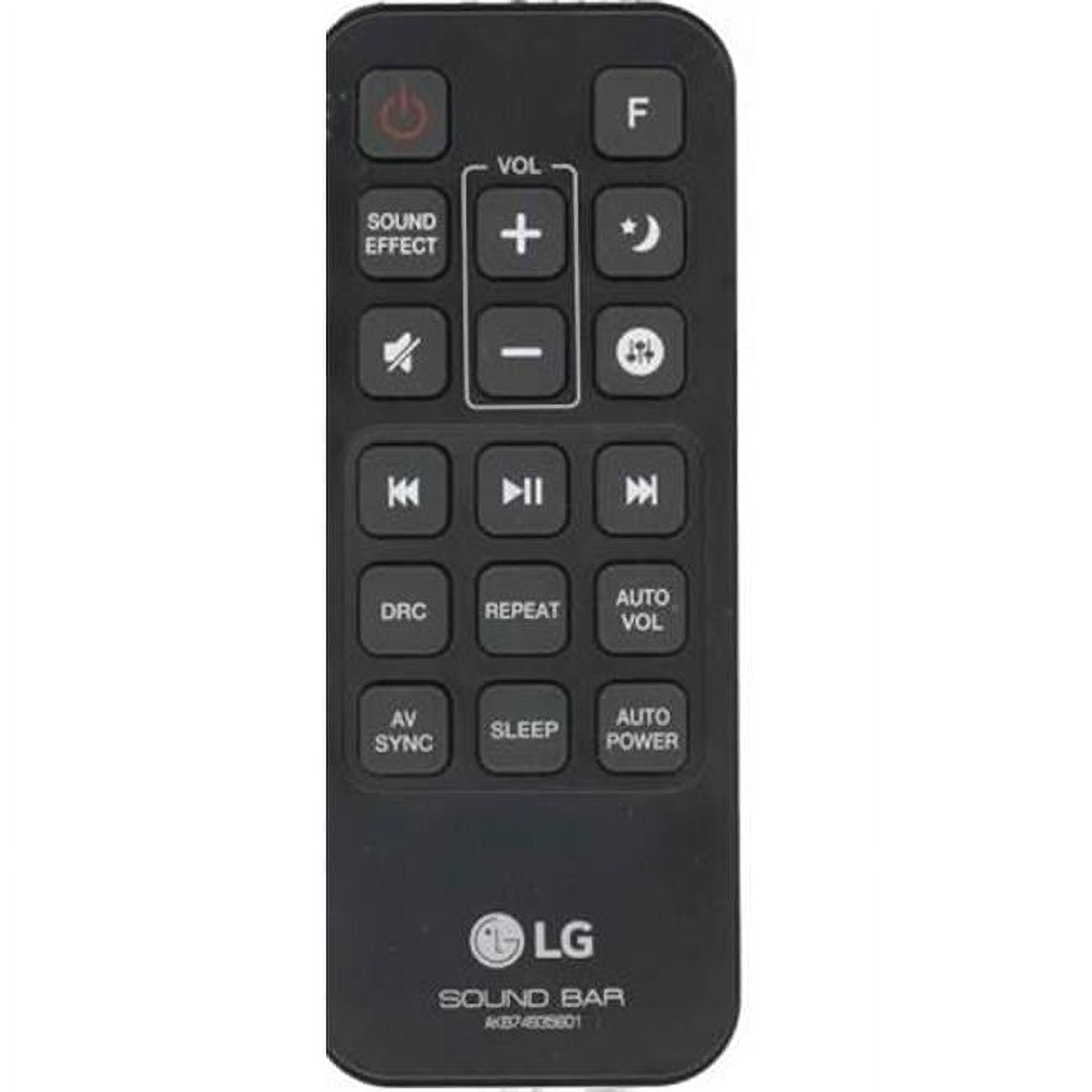 Lg sound bar remote discount