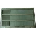 thumbnail image 1 of LG Stamped Aluminum Rear Grille Silver 26" x 15" Heating & Cooling Vent, 1 of 2