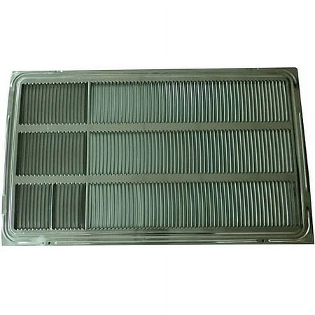 LG - Rear Grille for 26" Thru-the-Wall Air Conditioners - Silver Metallic