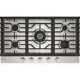 LG Studio 36 inch BuiltIn Gas Cooktop, 5Burner, Stainless Steel, Easy