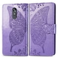 thumbnail image 1 of LG Stylo 5 Case, LG Stylo 5 Wallet Folio Case Magnetic Closure RFID Blocking Card Slots Kickstand Shockproof Case for LG Stylo 5, Lightpurple, 1 of 8