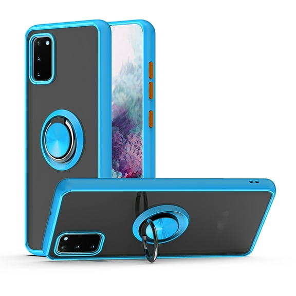 LG Stylo 5 Case, Slim Strong Protective Kickstand Multi-Function for LG Stylo 5 Case Light Blue