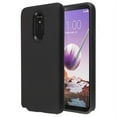 thumbnail image 1 of LG Stylo 5 Phone Case Slim Hybrid Armor Grip Shockproof Impact [Shock Absorption] Rubber Dual Layer Rugged Protective Full Body Hard PC Bumper Frame & Soft TPU BLACK Cover for LG Stylo 5, 1 of 5