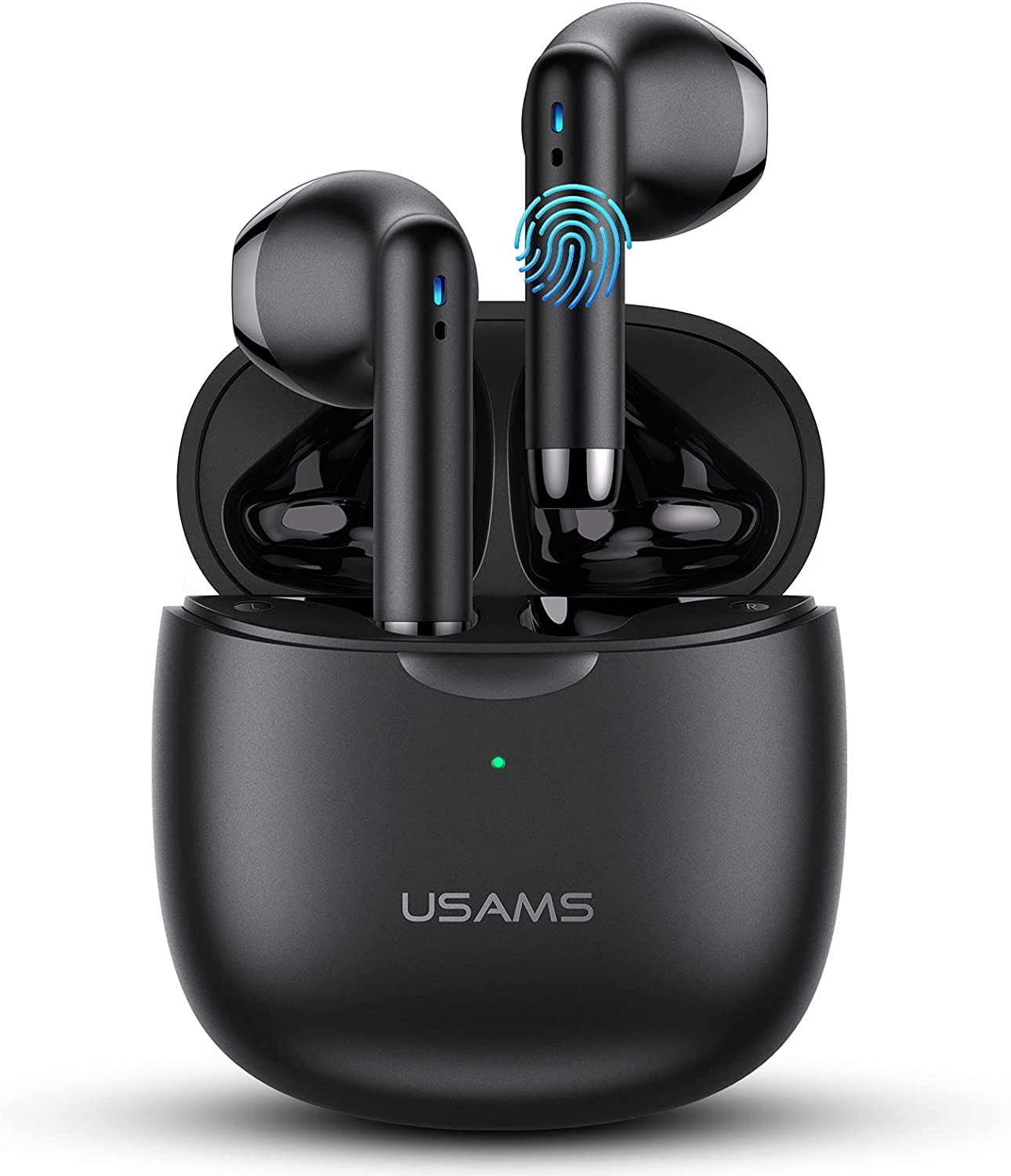 for LG Stylo 5+ Wireless Earbuds, Bluetooth 5.0 Headphones in Ear with Charging Case, Hands-Free Headset with Mic, Hi-Fi Stereo Sound, Touch Control - Black
