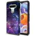 thumbnail image 1 of LG Stylo 6 Case, KAESAR Hybird Drop Protection Sleek Slim Dual Layer Shockproof Colorful Graphic Armor Case For LG Stylo 6 (Galaxy Stardust), 1 of 5