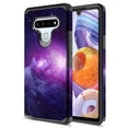 thumbnail image 1 of LG Stylo 6 Case, KAESAR Hybrid Dual Layer Slim Graphic Armor Shockproof Impact Resistant Protective Cover Case for LG Stylo 6 (Galaxy Cloud), 1 of 4