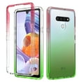 thumbnail image 1 of LG Stylo 6 Case, Rosebono Full-Body Rugged Ultra Transparency Hybrid Protective Case With Built-in Screen Protector for LG Stylo 6 (Red/Green), 1 of 5
