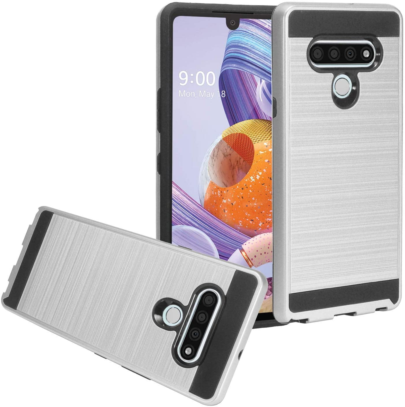 LG G4 Case, HLCT Rugged Shock Proof Dual-Layer PC And Soft Silicone