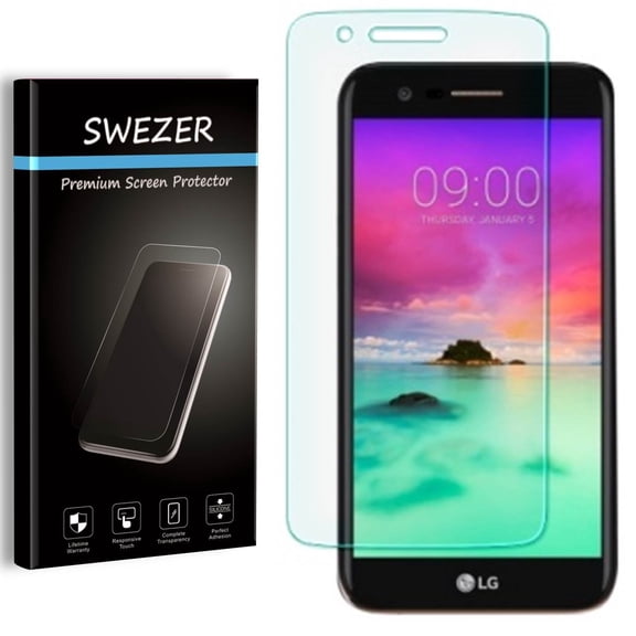 LG Stylus 3 / LG Stylo 3 / LG K10 Pro [2-Pack] SWEZER Tempered Glass Screen Protector, Anti-Scratch, Anti-Bubble, Anti-Chip Edge