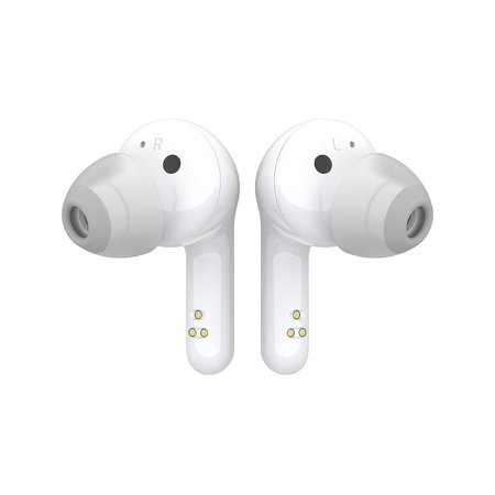 LG TONE Free FN5W - Wireless Charging True Wireless Bluetooth Earbuds with Meridian Sound, Noise Reduction, Dual Microphone for Work/Home Office, iPhone and Android Compatible, White