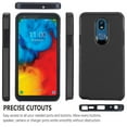 thumbnail image 1 of LG Tribute Royal Case, STARSHOP Drop Protection Dual Layers Phone Cover- Black, 1 of 2