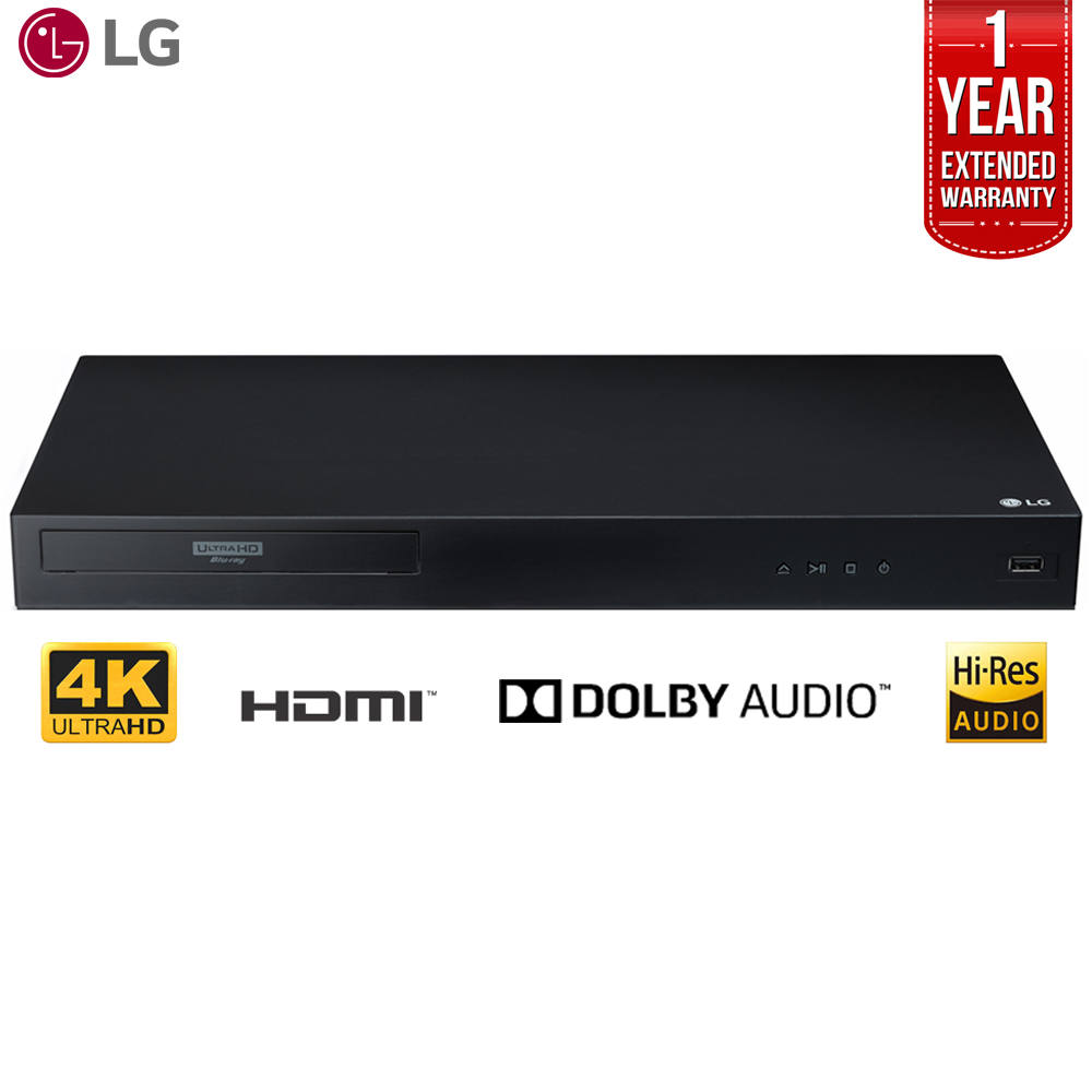 LG UBK80 1 Disc(s) 3D Blu-ray Disc Player, 2160p - image 1 of 8