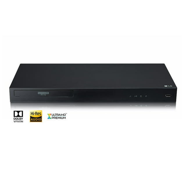 LG UBKM9 Streaming Ultra-HD Blu-Ray Player with Streaming Services and Built-in Wi-Fi®