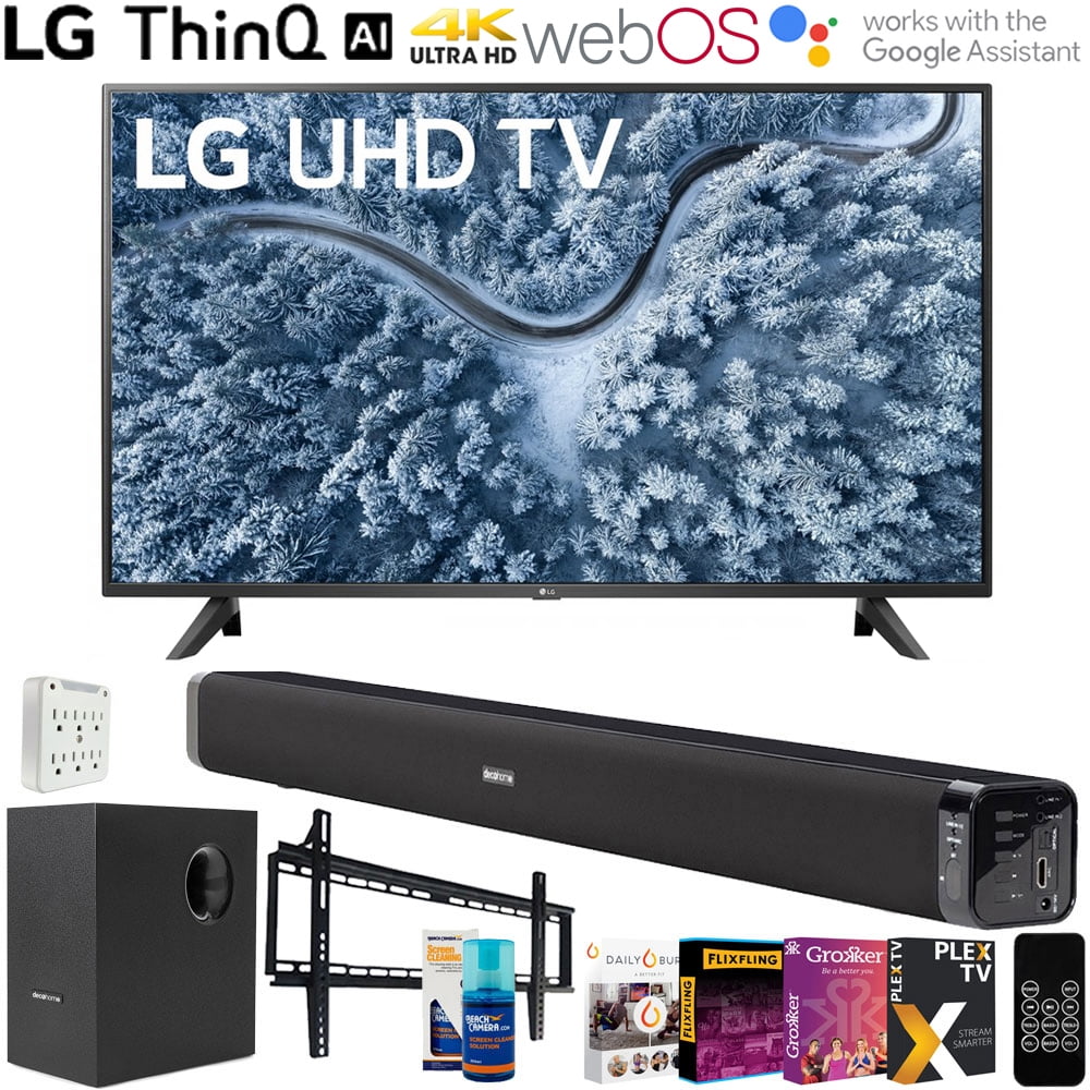 LG UP7000PUA 43 inch Series 4K Smart UHD TV (2021) with Deco Gear