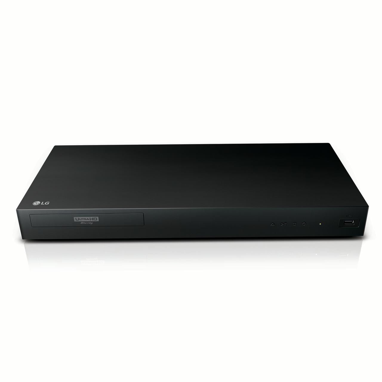 LG 3D Ultra High Definition Blu-Ray 4K Player with Remote Control, HDR  Compatibility, Upconvert DVDs, Ethernet, HDMI, USB Port (Black) - NO WiFi