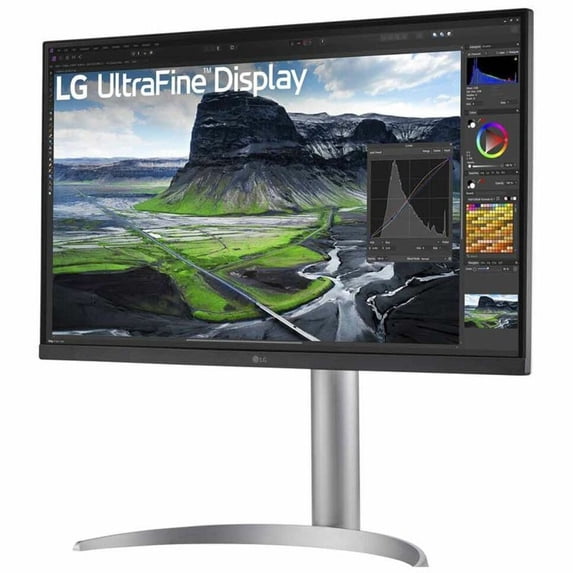 LG UltraFine 27UQ850-W 27" Class 4K UHD LCD Monitor, 16:9, Black