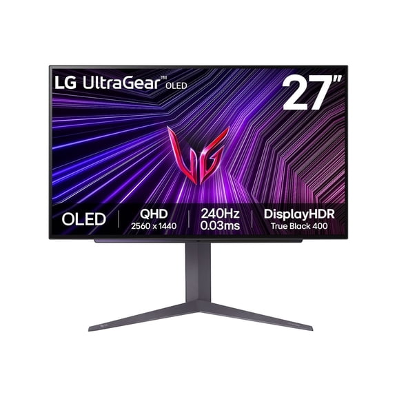 LG UltraGear 27GS93QE-B 27" Class WQHD Gaming OLED Monitor, 16:9, Black