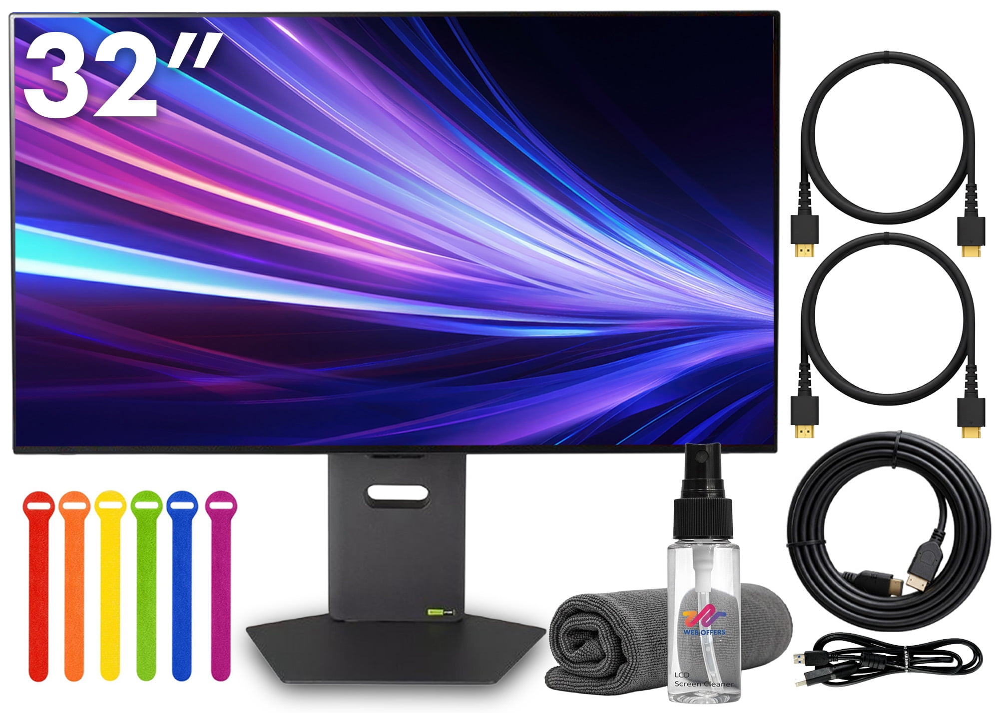 LG UltraGear OLED 32GX870A-B 32 Inch Dual Mode Gaming Monitor 4K UHD 240Hz FHD 480Hz 0.03ms FreeSync Premium Pro G Sync Bundle (International Model)