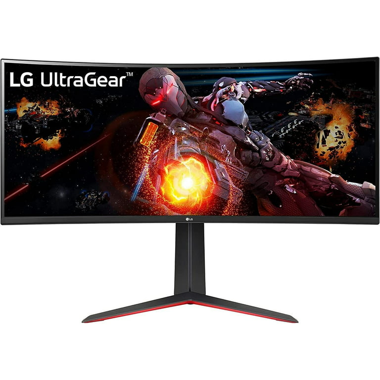 LG UltraGear QHD 34-Inch Curved Gaming Monitor 34gp63a-b, VA with HDR 10 Compatibility and AMD FreeSync Premium, 160Hz, Black