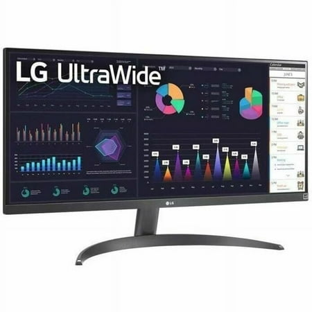 LG - 29” IPS LED UltraWide FHD 100Hz AMD FreeSync Monitor with HDR (HDMI, DisplayPort) - Black