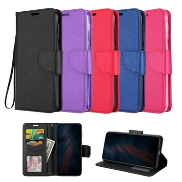 LG V50 Phone Case, LG V50 ThinQ Phone Case, Strong Protective Kickstand Wallet Compartments Multi-Function for LG V50 Phone Case, LG V50 ThinQ Phone Case Black