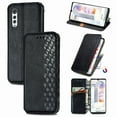 thumbnail image 1 of LG Velvet Case, PU Leather TPU Wallet Cover with Card Holder Kickstand Hidden Magnetic Adsorption Shockproof Flip Folio Cell Phone Case for LG Velvet, Black, 1 of 1