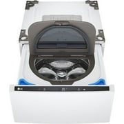LG WD300CW 1.0 Cu. Ft. SideKick White Top Load HE Pedestal Washer