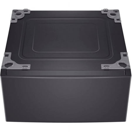 LG - 27" Laundry Pedestal with Storage Drawer - Middle Black
