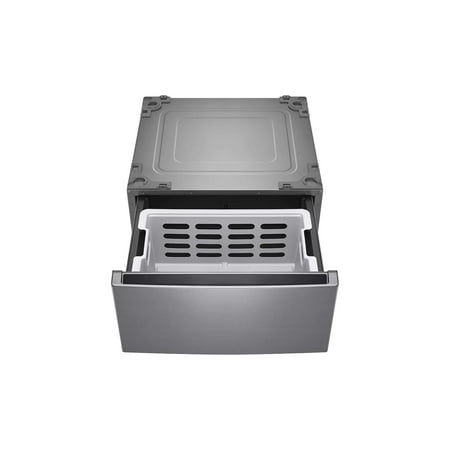 LG - 27" Laundry Pedestal with Storage Drawer - Graphite Steel