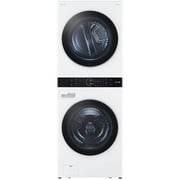 LG WKGX201HWA 27 inch White WashTower Laundry Center with 4.5 cu. ft. Washer and 7.4 cu. ft. Gas Dryer
