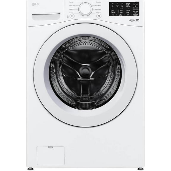 LG WM3470CW 5.0 Cu. Ft. High-Efficiency White Front Load Washing Machine with 6Motion Technology