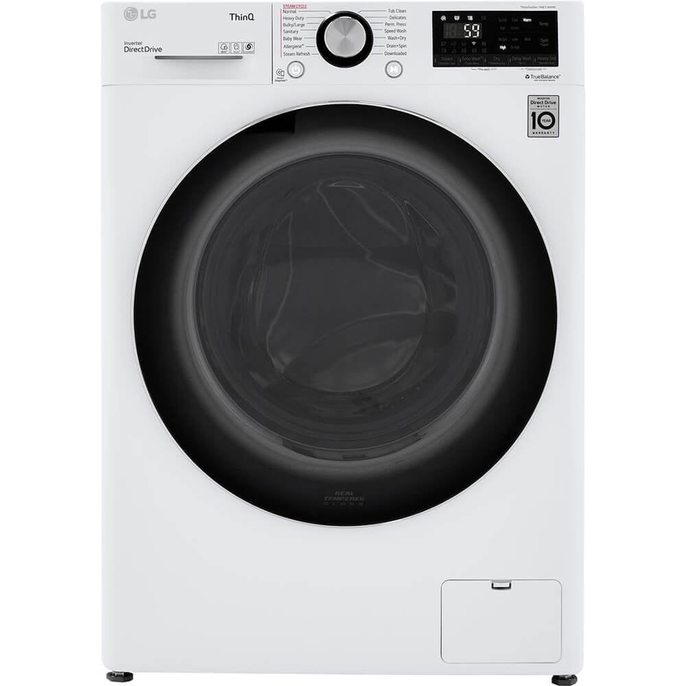 LG 24 Inch White Smart All-In-One Washer Dryer Combo