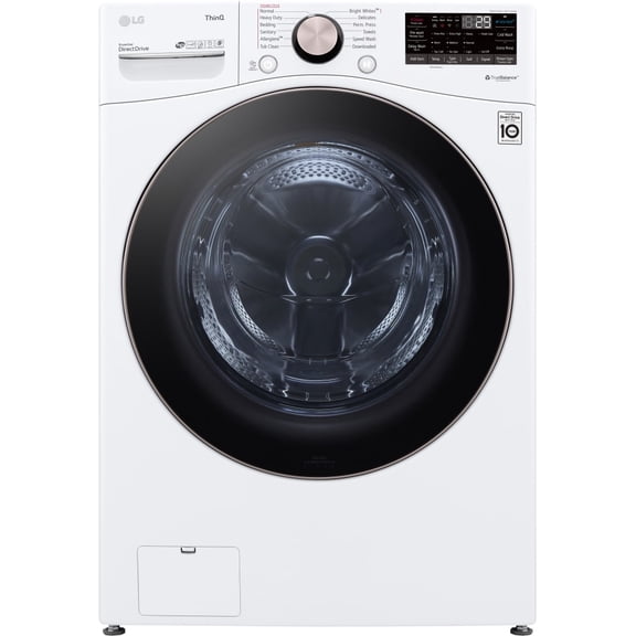 LG WM4000HWA 4.5 Cu. Ft. Ultra Large Capacity Smart wi-fi Enabled Front Load Washer with TurboWash 360 an