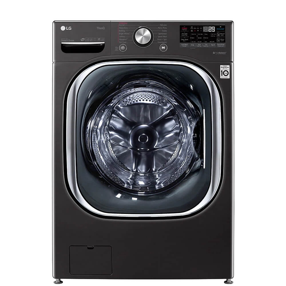 LG WM4500HBA 5.0 Cu ft High Efficiency Black Steel Front Loading Washing Machine with Turbo Wash