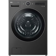 LG WM6700HBA 5.0 Cu. Ft. Black Steel Front Load HE Stackable Smart Washer