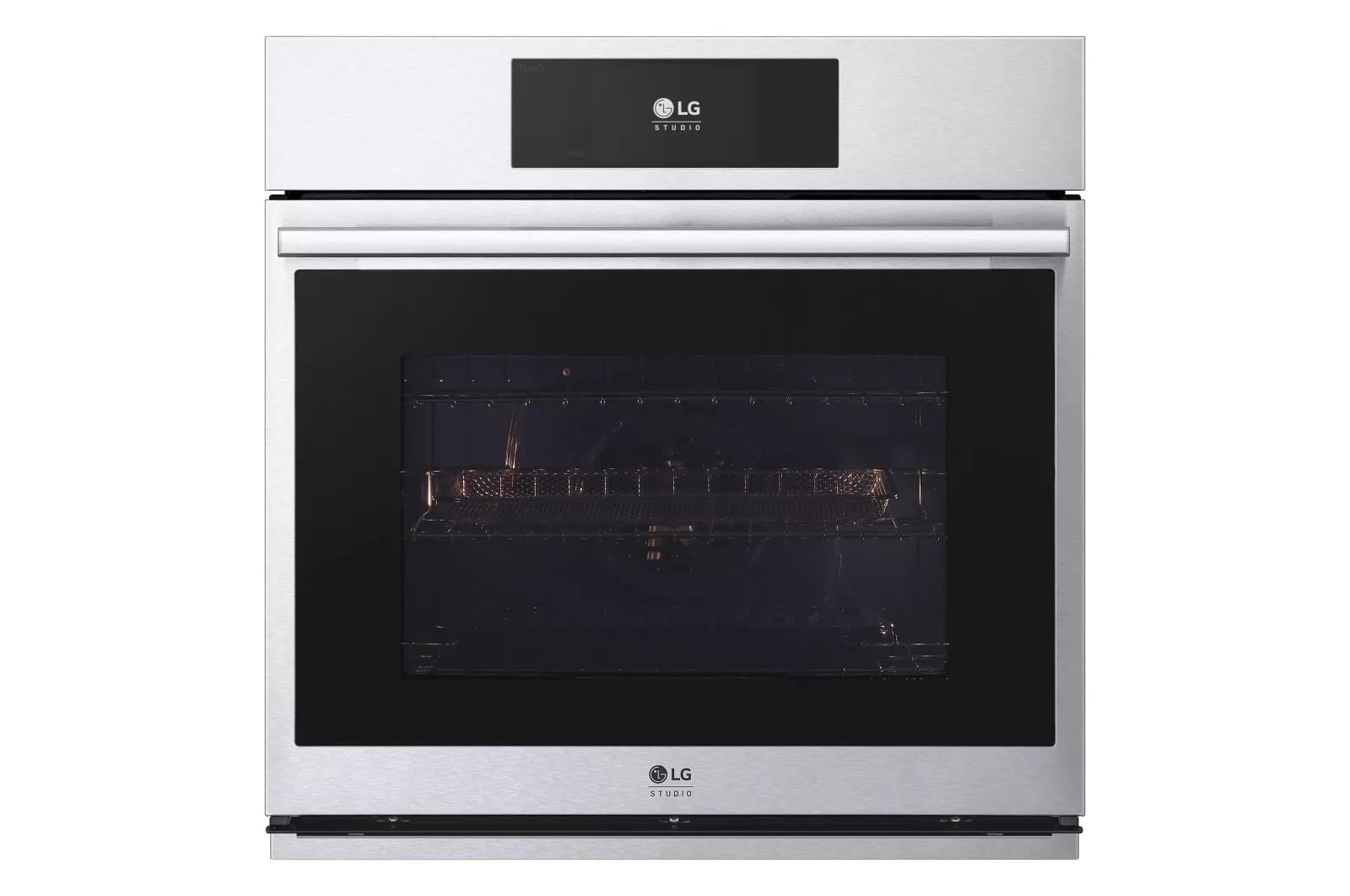WSES4728F LG STUDIO 30" Single Wall Oven, 4.7 cu.ft. 7" LCD Touch-Screen Control, Instaview, Steam Sous Vide, Air Fry