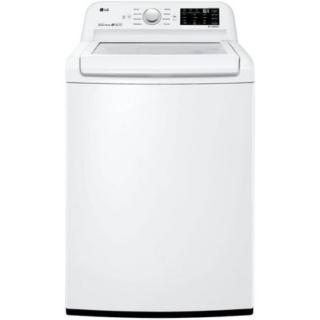 LG - 4.8 Cu. Ft. High-Efficiency Top Load Washer with 4-Way Agitator and TurboWash 3D - White