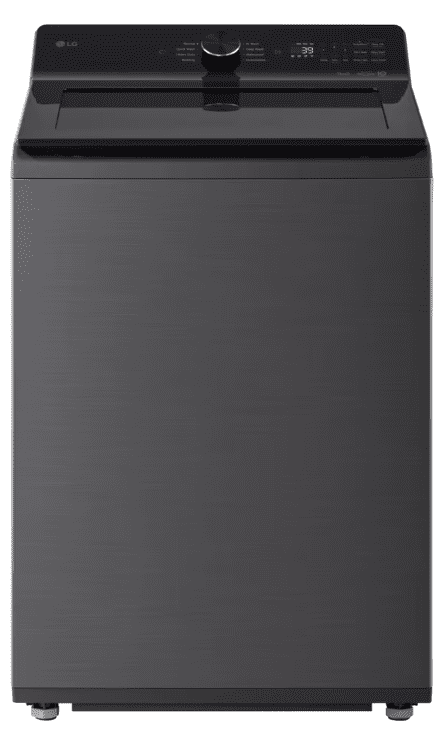 LG WT8205CL 4.8 cu. ft. Capacity Smart Top Load Washer, 4-Way Agitator, EasyUnload & AI Sensing, Platinum Black