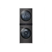LG WashTower  4.5 cu ft High-Efficiency Front Load Washer & 7.4 cu ft Gas Dryer Set, White