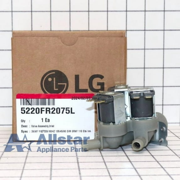 LG Washing Machine Water Inlet Valve 5220FR2075L