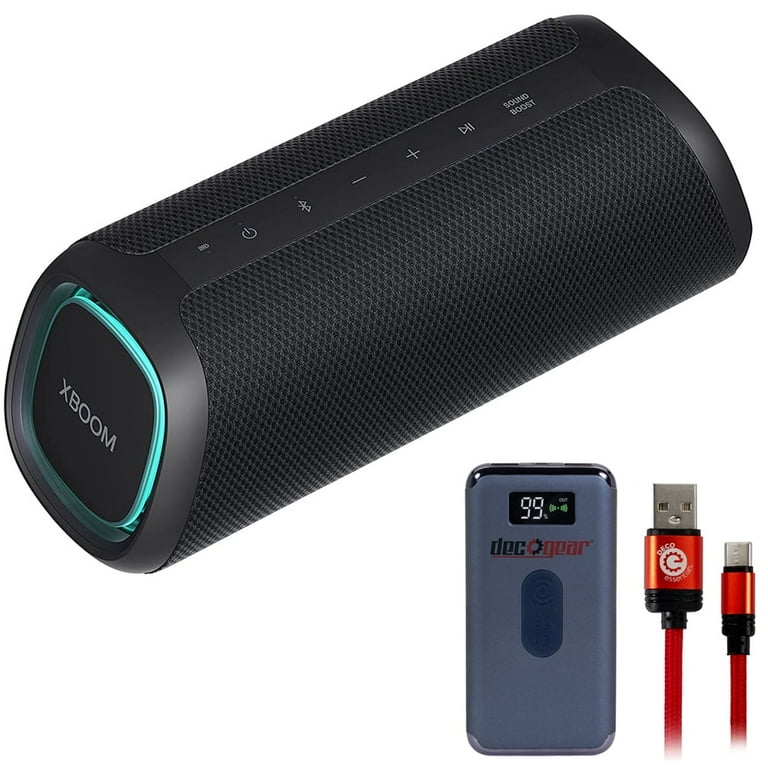LG XBOOM Go XG5QBK Portable Bluetooth Speaker, Black Bundle LG XBOOM Go XG5QBK Portable Bluetooth Speaker, Black Bundle