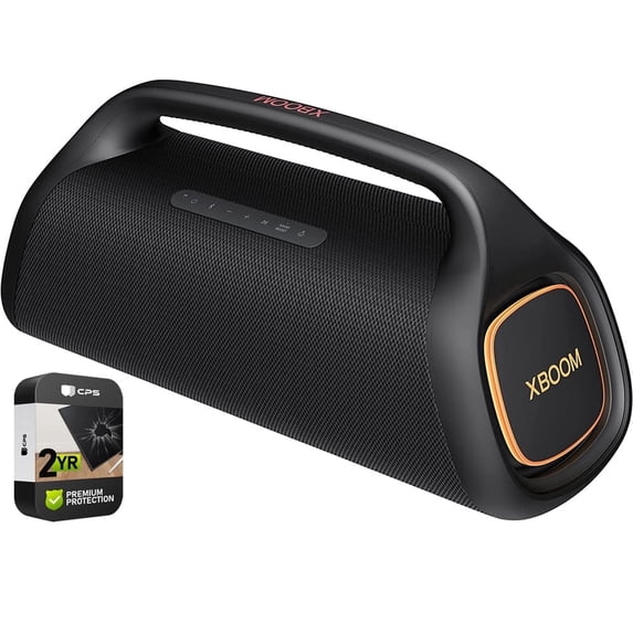 LG XBOOM Go XG9QBK Portable Bluetooth Speaker Black Bundle with 2 YR CPS Enhanced Protection Pack
