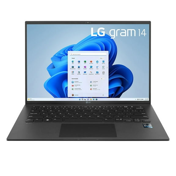 Restored LG Gram 14" WUXGA Notebook Computer, Intel Core i5-1350P with vPro 1.9GHz, 16GB RAM, 256GB SSD, Windows 11 Pro, Obsidian Black
