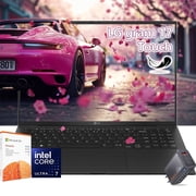 LG gram 17 inch Laptop Touchscreen - Intel Core Ultra 7 - 17.3 Large Screen WQXGA - Backlit Keyboard - 32GB RAM - 1TB PCIe SSD - Ultra Thin Lightweight - 2025 AI Copilot PC 47NPU TOPS -Windows 11 Pro
