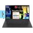 thumbnail image 1 of LG gram AI Powered Laptop 15.6in Touchscreen IPS FHD Display (Intel Ultra 7-155H, 16GB LPDDR5X, 4TB PCIe SSD, Intel Arc, Backlit KB, Win 11 Home) w/Microsoft 365 Personal , DKZ USB Port Expander, 1 of 7
