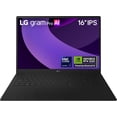 thumbnail image 1 of LG gram Pro 16-inch Lightweight Laptop Computer, Intel Evo Edition Powered by Intel Core Ultra7 255H Processor, NVIDIA RTX5050, Windows 11 Home, 32GB RAM, 2TB SSD, Black, 1 of 5