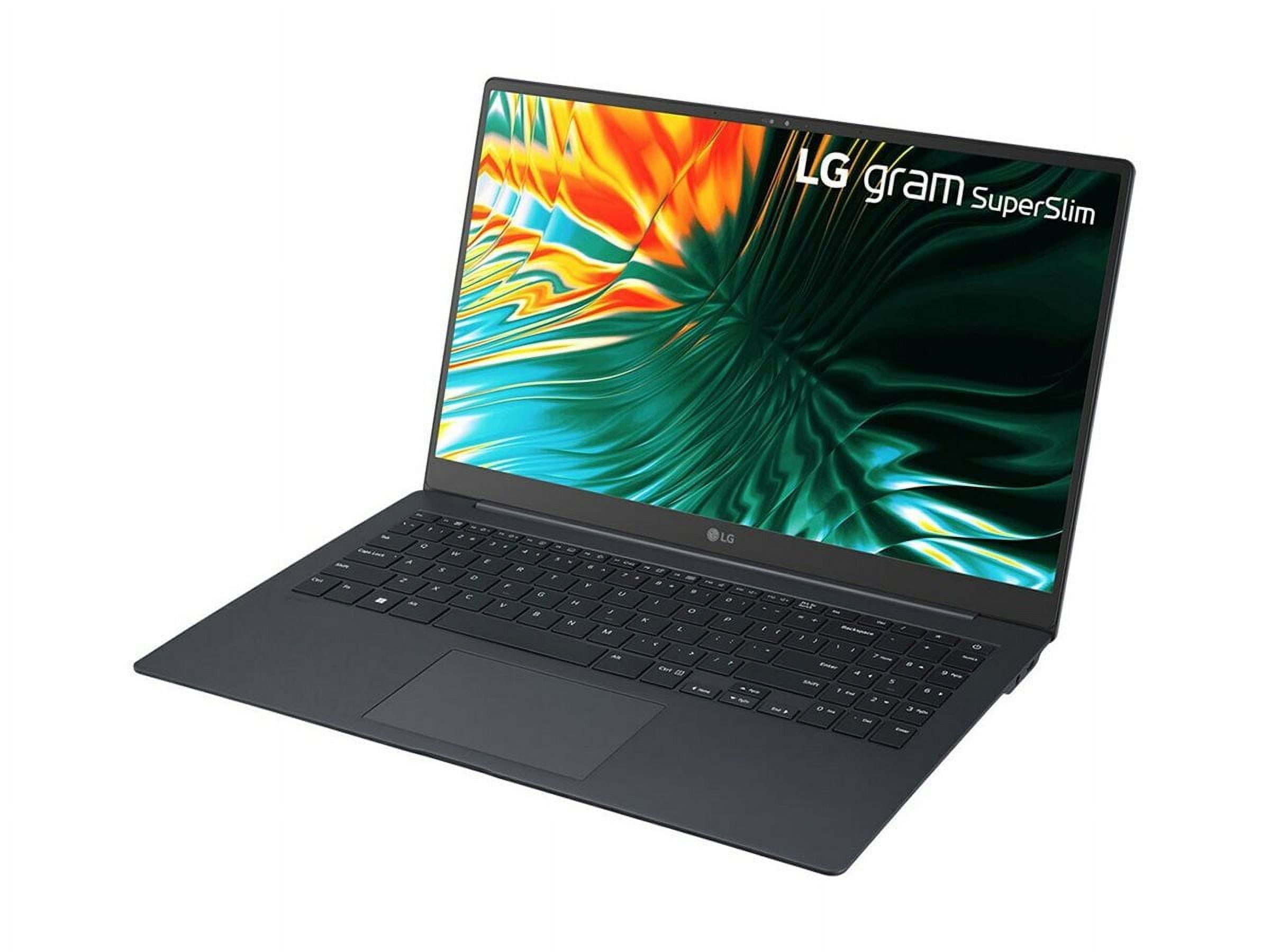 LG gram SuperSlim 15Z90ST-V.APB3U1 - Intel Core Ultra 5 - 125H / up to 4.5 GHz - Evo - Win 11 Pro - Intel Arc Graphics - 16 GB RAM - 512 GB SSD NVM Express (NVMe) Gen 4 - 15.6" OLED 1920 x 1080 (Full HD) - Wi-Fi 6E, Bluetooth - neptune blue